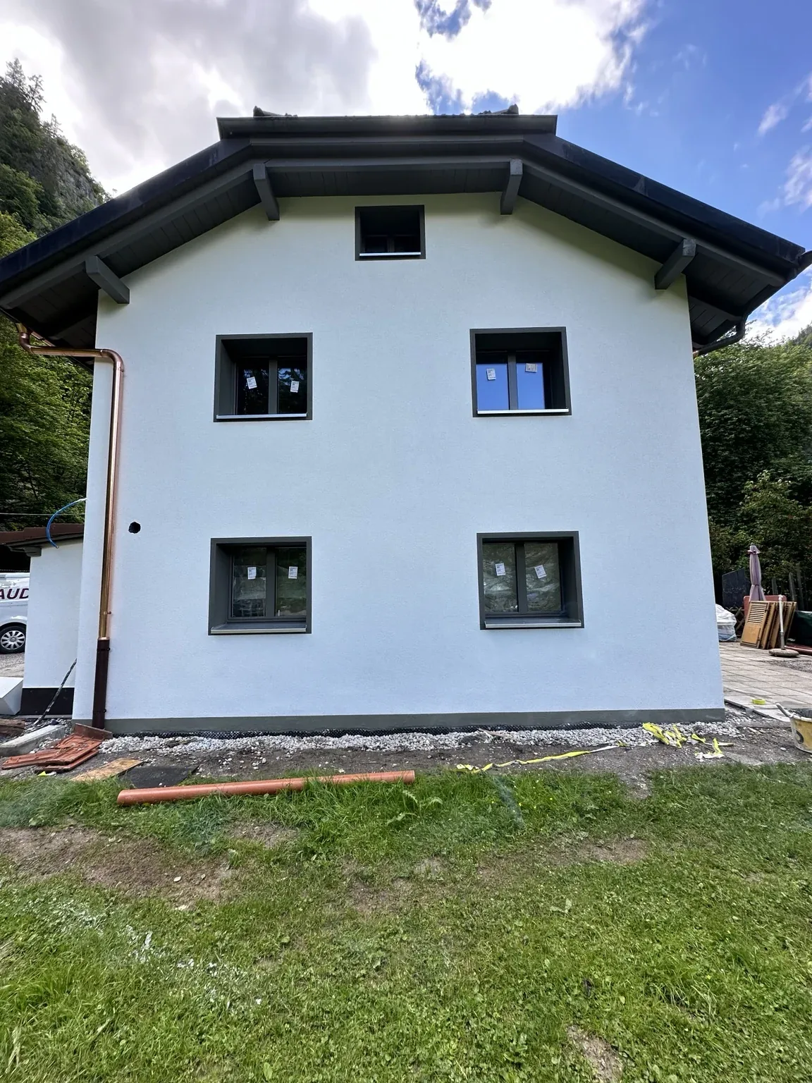 Façade rénovée et isolée
